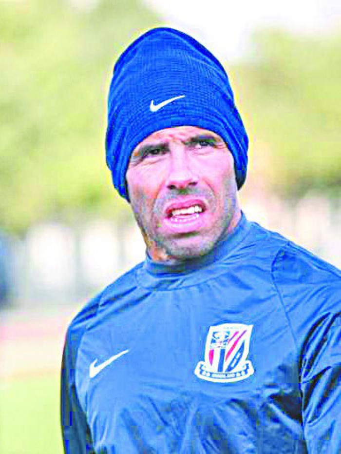 Carlos Tevez, Shanghai Shenhua (China)