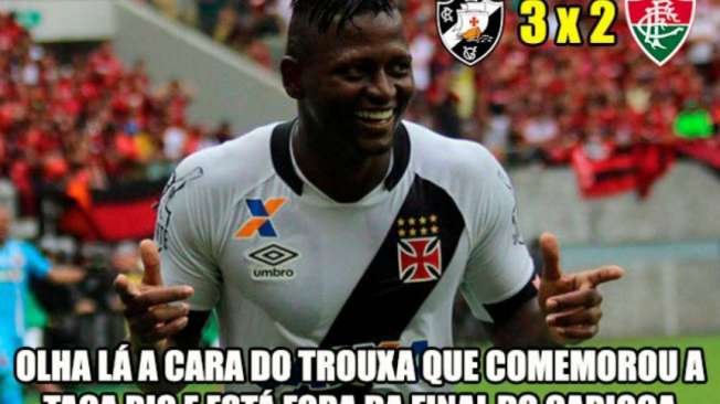 Vasco vira sobre o Flu e inspira memes nas redes sociais