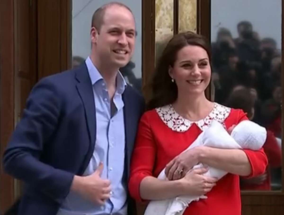 William e Kate mostram seu terceiro filho. O beb&ecirc; nasceu em 23.04.18, em Londres