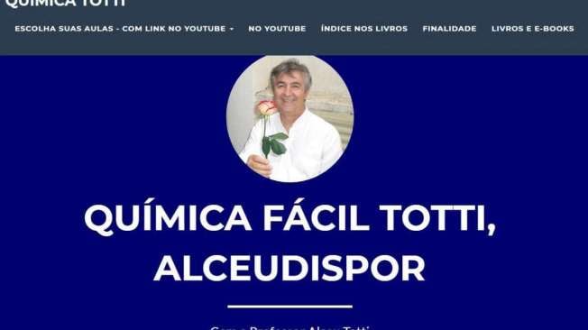Professor de Qu�mica Alceu Totti cria blog e canal no Youtube para ensinar a mat�ria