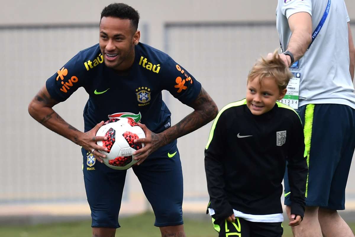 Neymar e Davi Lucca