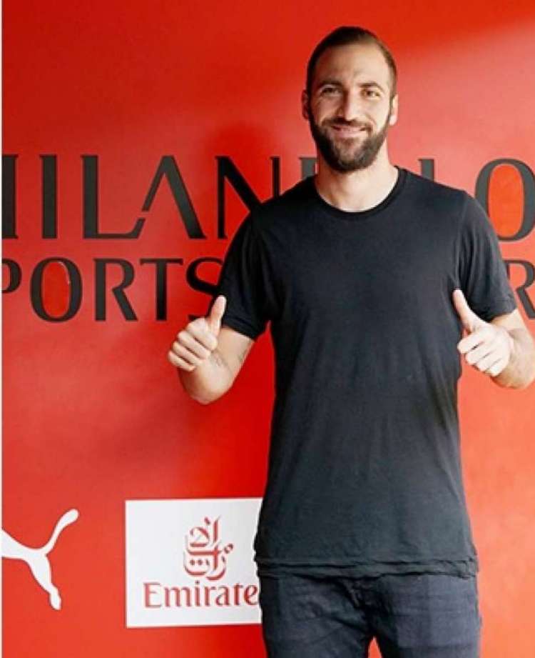Higuaín no AC Milan