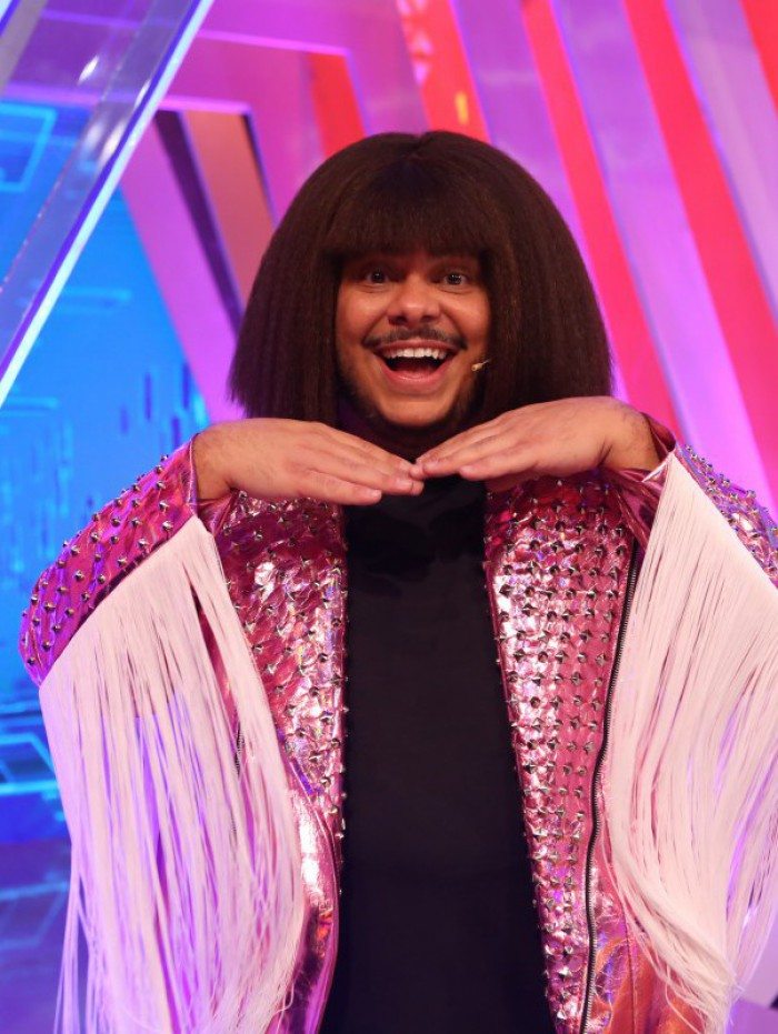 Ferdinando (Marcus Majella) no comando do 'Ferdinando Show - O Game'