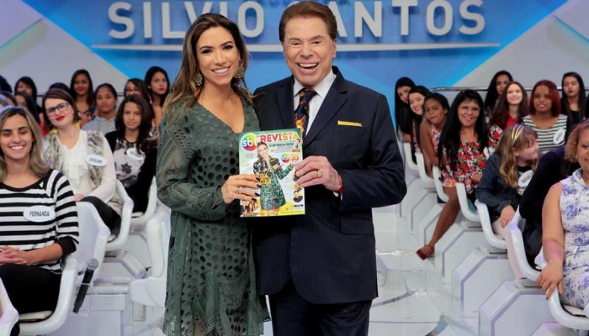 Patrícia Abravanel e Sílvio Santos