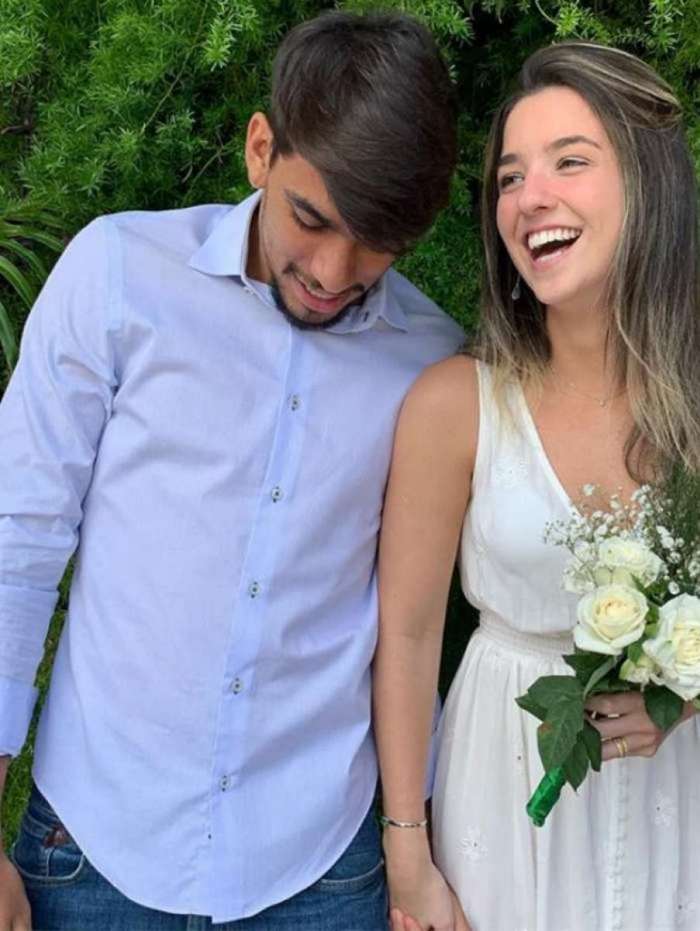Lucas Paquetá Maria Eduarda Fournier