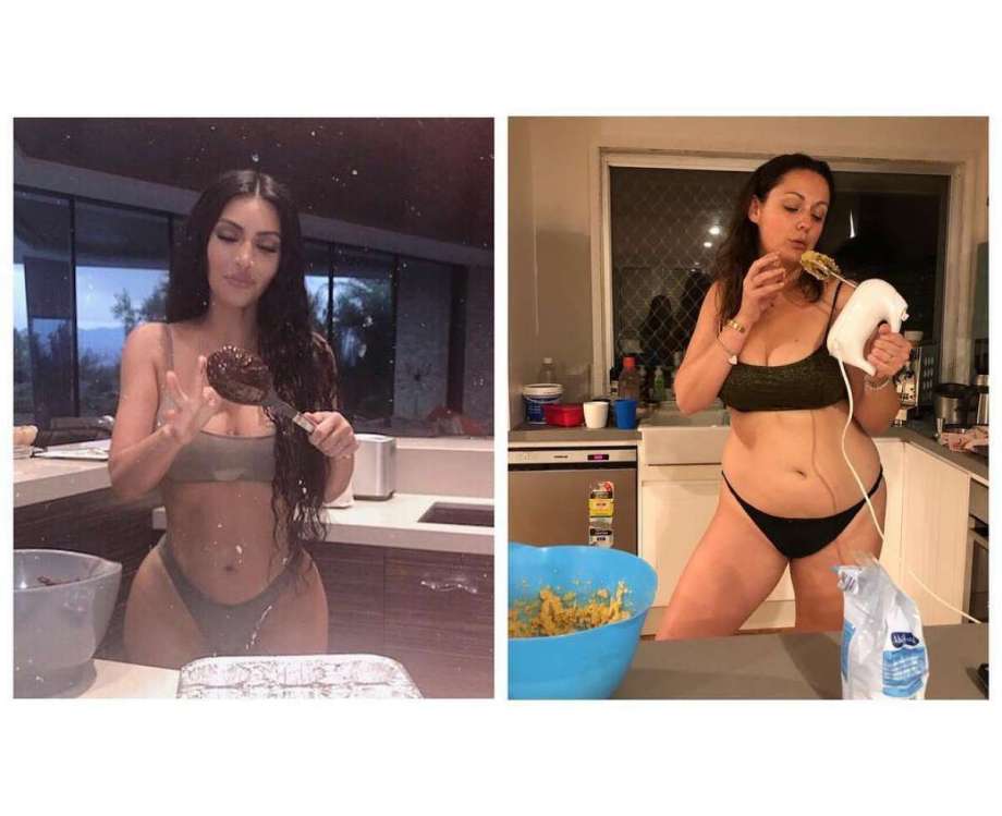Celeste Barber faz paródia de Kim Kardashian