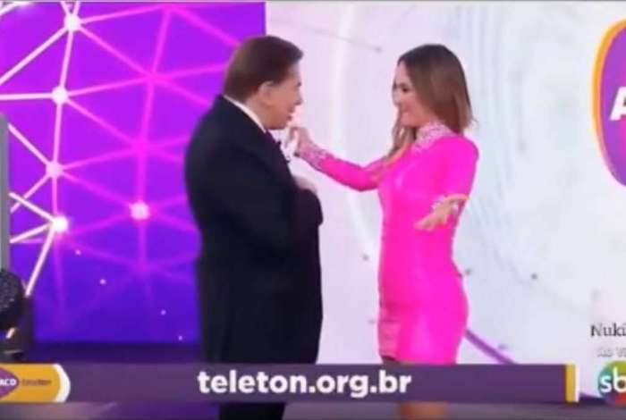 Silvio Santos e Claudia Leitte no Teleton 2018