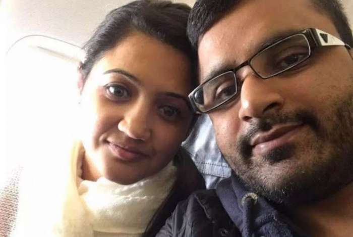 Mitesh Patel e a esposa Jessica