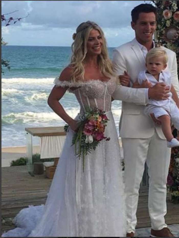 Krina Bacchi e Amaury Nunes se casam 