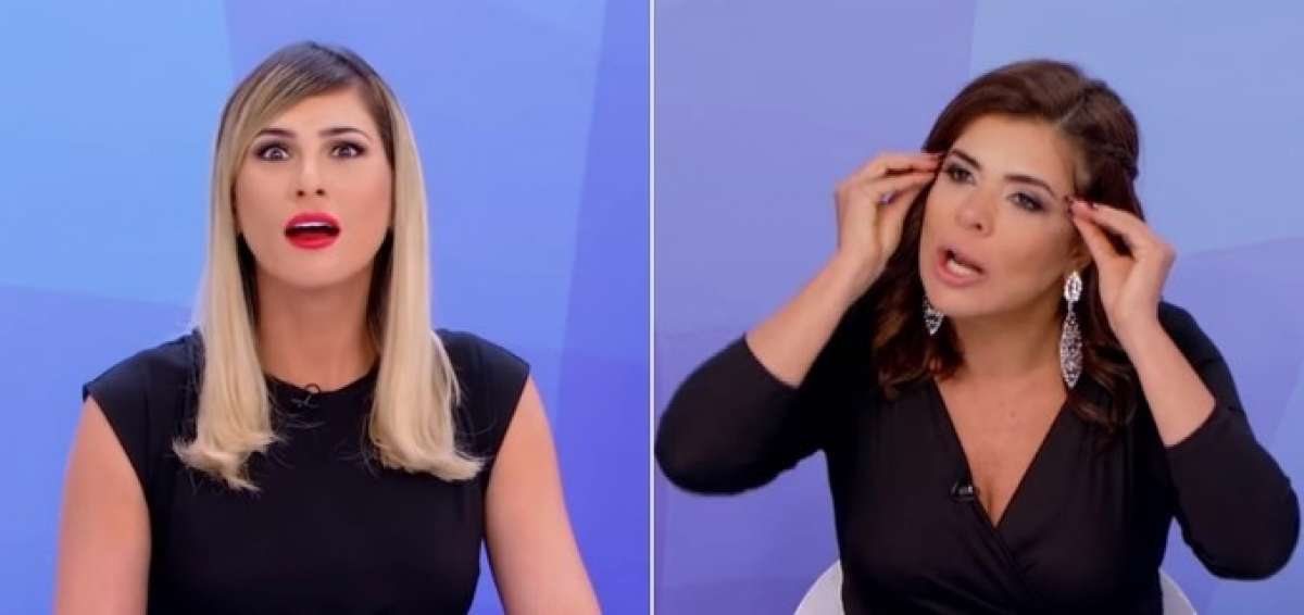 L&iacute;via Andrade e Mara Maravilha se desentendem em Programa Silvio Santos