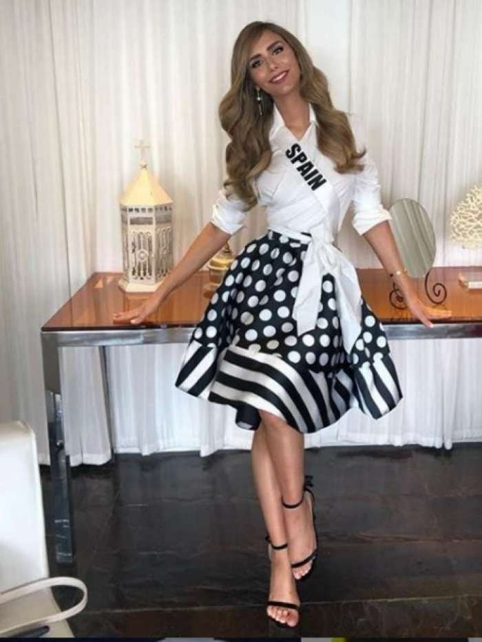 Angela Ponce recebeu uma homenagem no Miss Universo