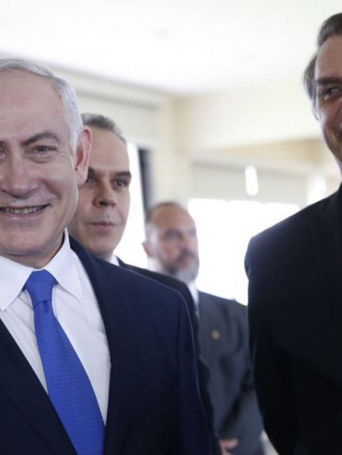 Primeiro-ministro de Israel, Benjamin Netanyahu, e Jair Bolsonaro