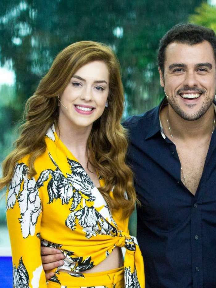Sophia Abrahão e Joaquim Lopes apresentam o 'Vídeo Show'