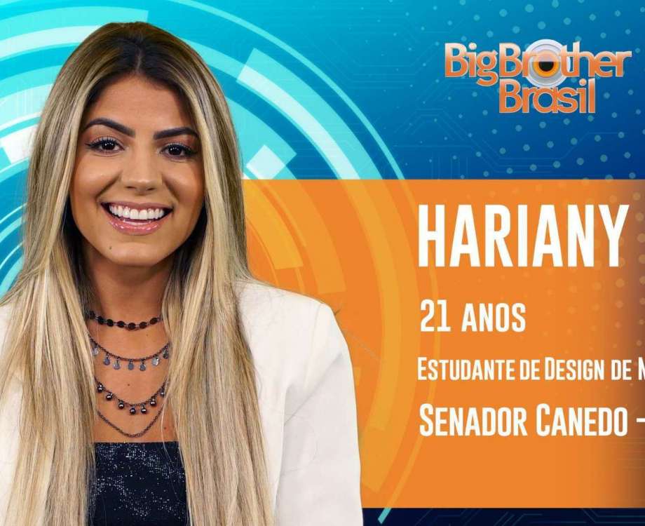 Hariany diz que já ficou com três famosos