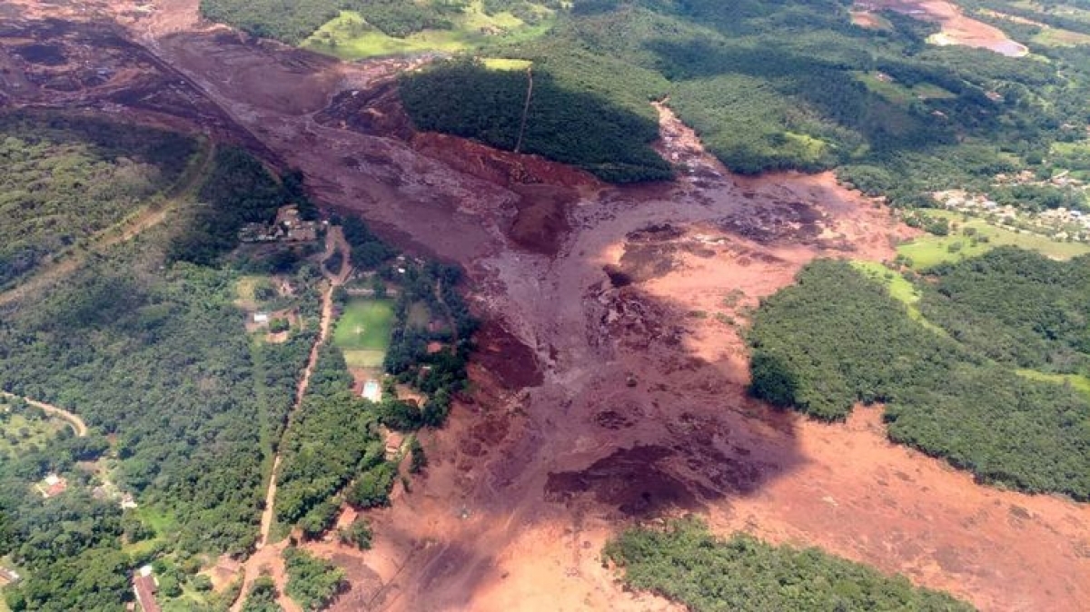 Barragem da Vale se rompe em Brumadinho
