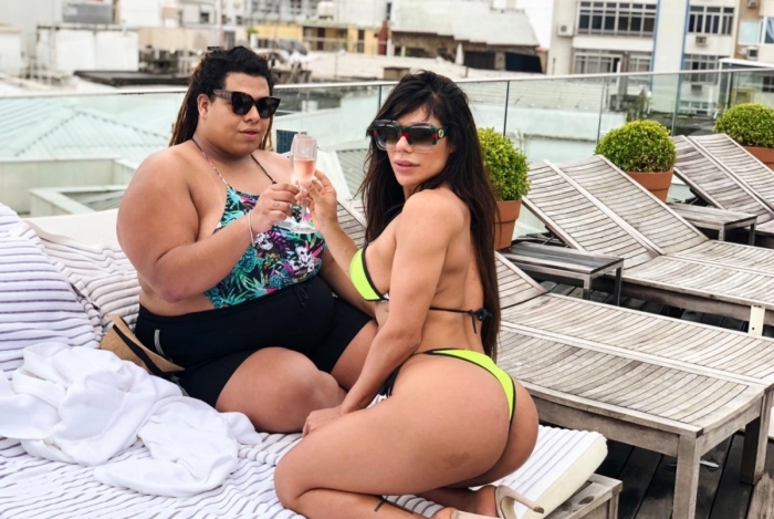 Lady Chockey e Suzy Cortez