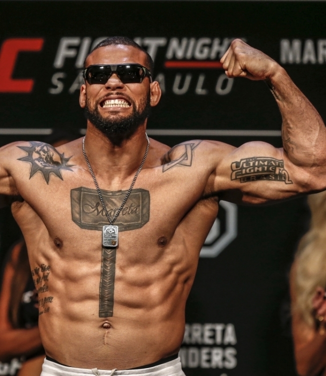 Thiago Marreta vai enfrentar Jan Blachowicz, neste sábado, no UFC Praga