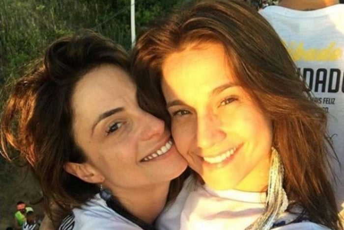 Fernanda Gentil e a namorada
