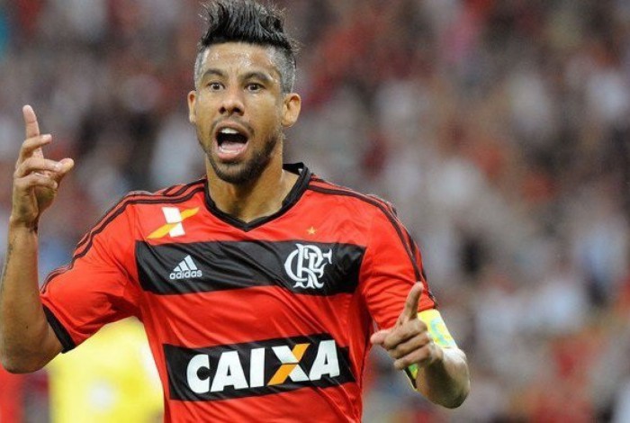 L&eacute;o Moura jogou pelo Flamengo de 2005 a 2015