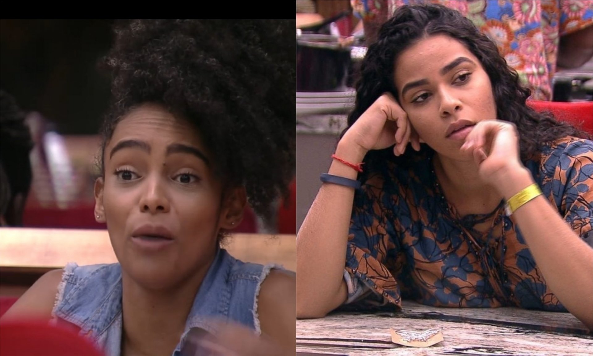 Gabriela foi fazer as pazes com Elana logo depois