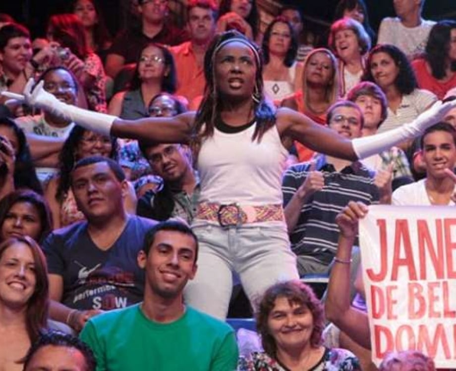 Mary Joe Jackson é presença cativa há 30 anos no Domingão do Faustão