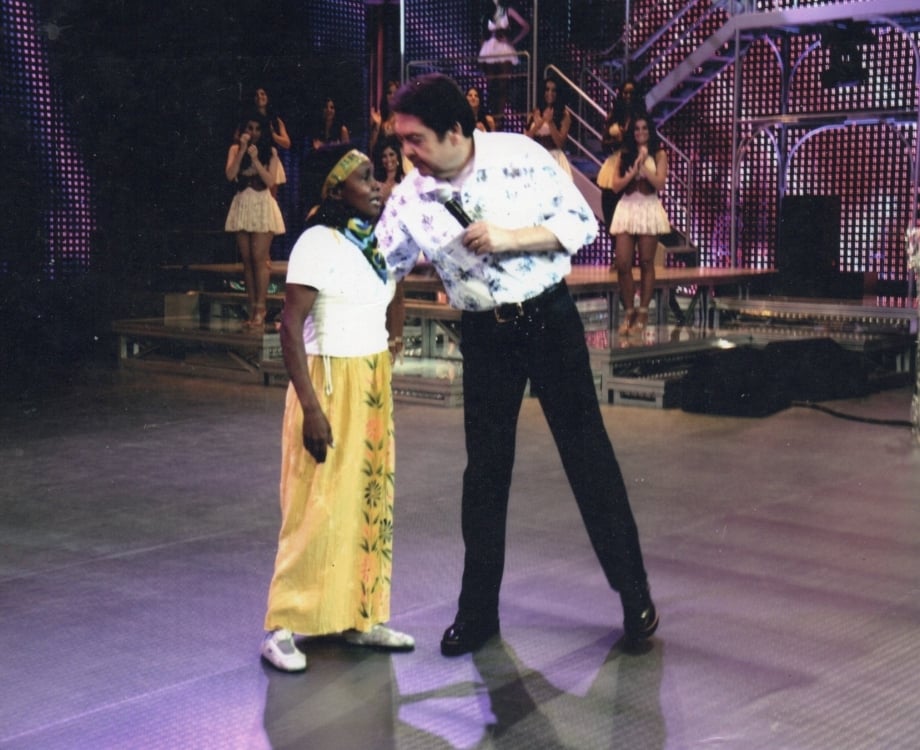 Mary Joe Jackson é presença cativa há 30 anos no Domingão do Faustão