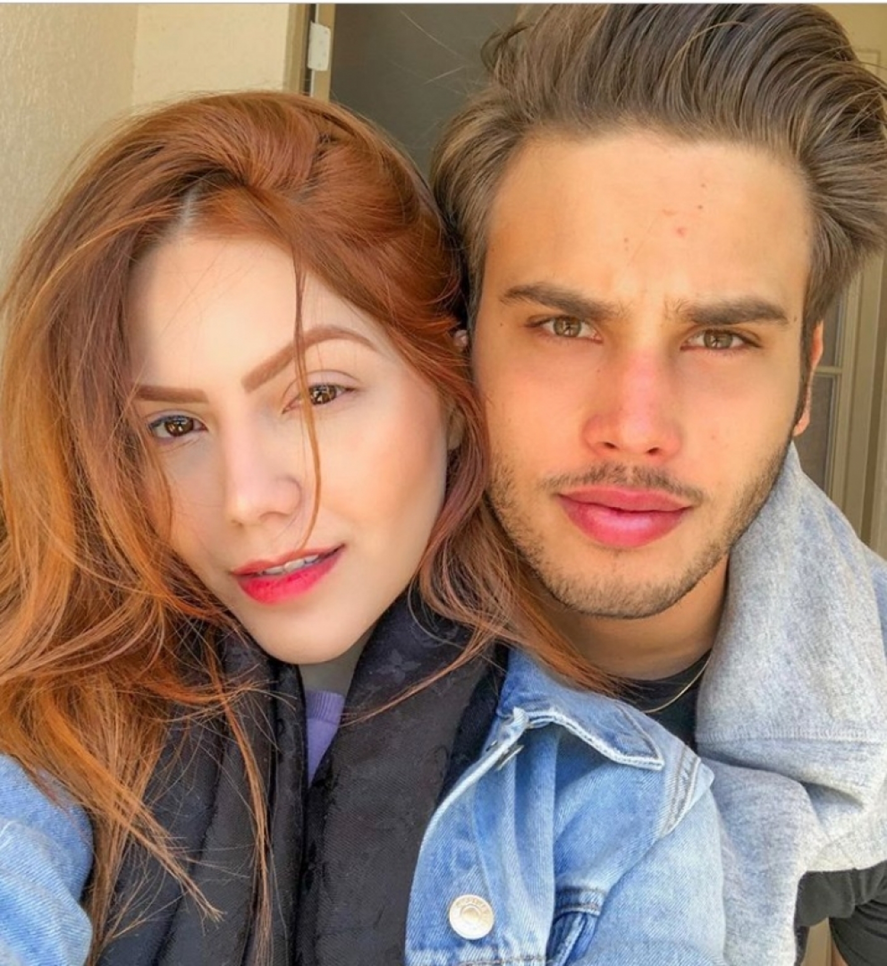 Sarah Poncio e o marido