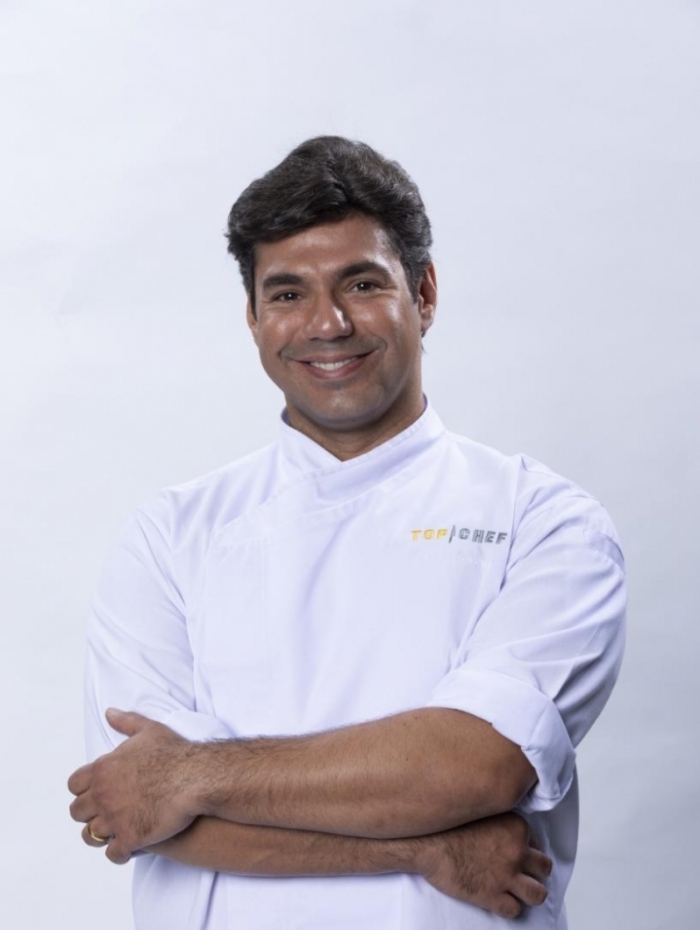 O chef Felipe Bronze é o apresentador do 'Top Chef', da Record