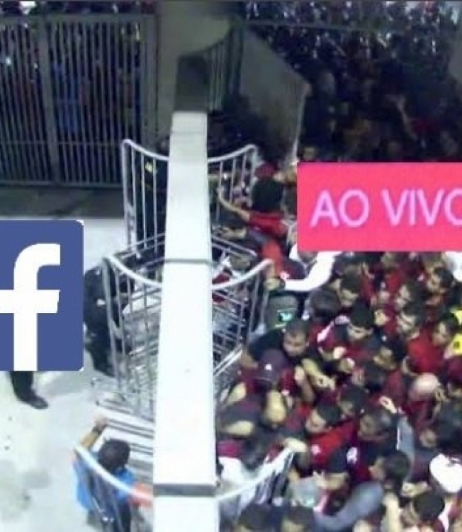 Mais de um milhão de pessoas assistiram o jogo do Flamengo no Facebook