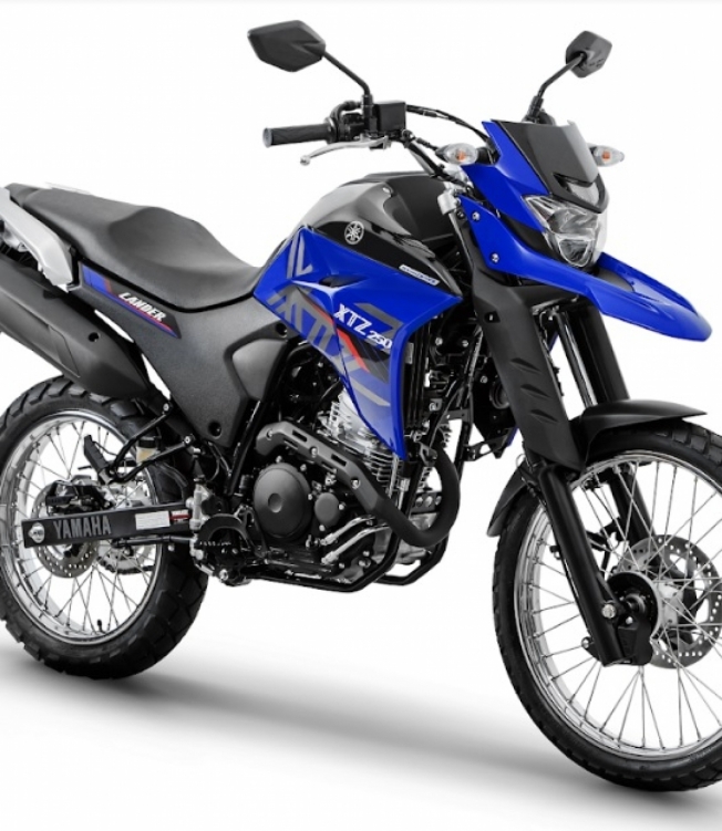 A nova Lander XTZ 250 ABS marcará presença no estande da Yamaha