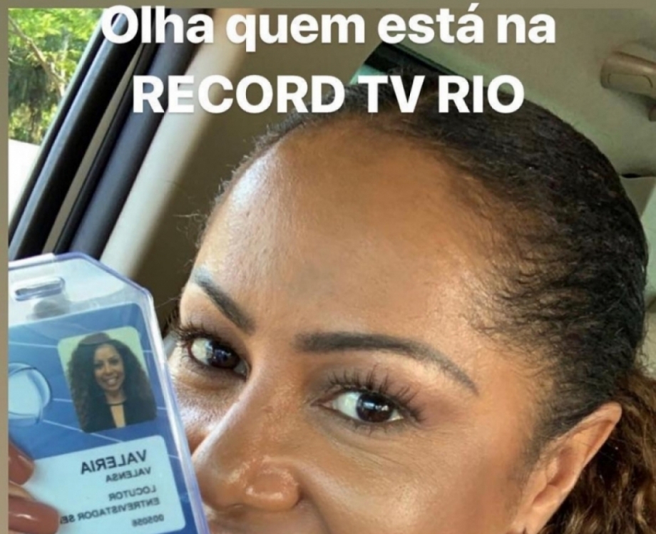 Valéria Valenssa vai trabalhar na Record