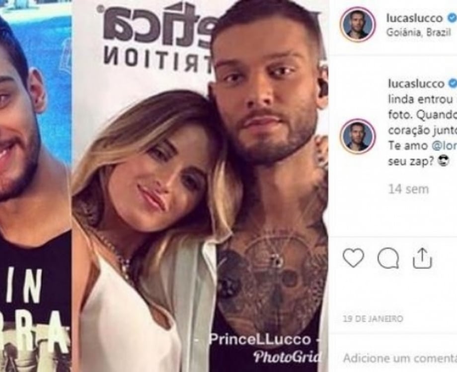 Lucas Lucco quer avan&ccedil;ar no relacionamento com Lorena Carvalho 