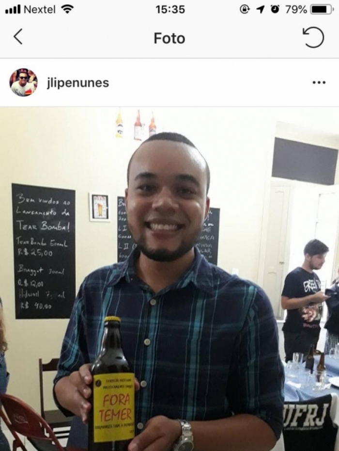 JOÃO NUNES, 25 anos, assistente comercial, mora em Jacarepaguá