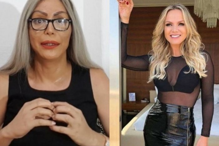 Luisa Marilac alfineta Eliana