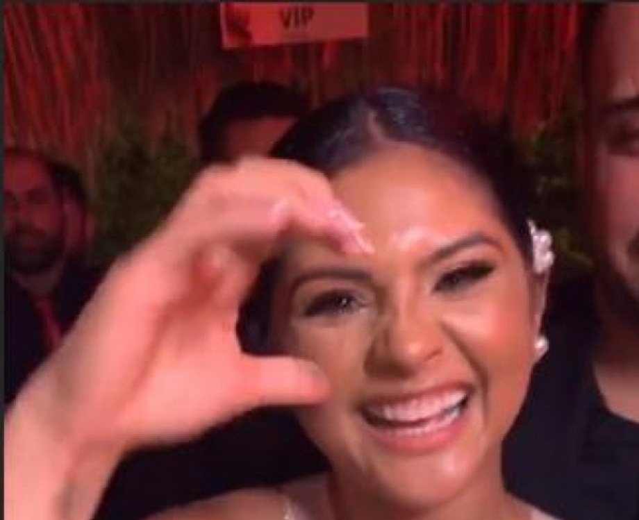 Mileide curte show de Wesley Safadão