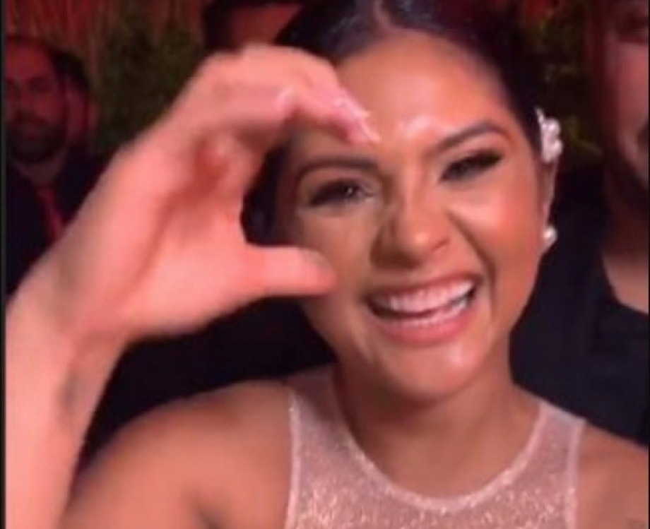 Mileide Mihaile curte show de Wesley Safadão