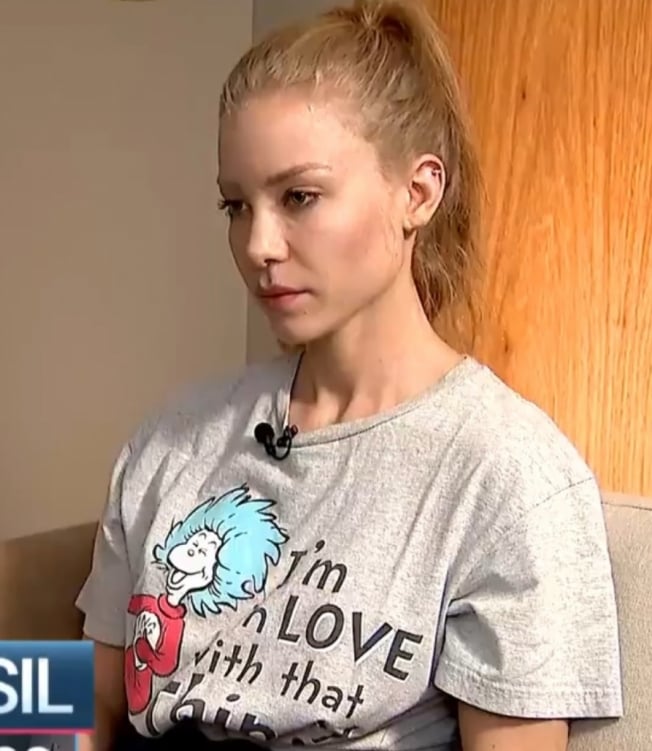 Najila de Souza em entrevista exclusiva ao repórter Roberto Cabrini