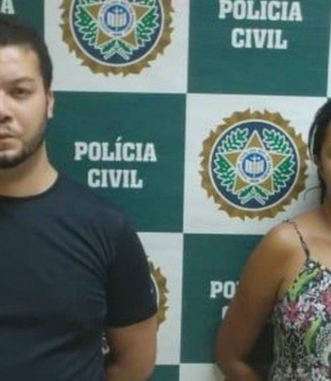 Casal de picaretas foi encontrado por agentes da DP de Itaguaí - Reprodução/ Polícia Civil