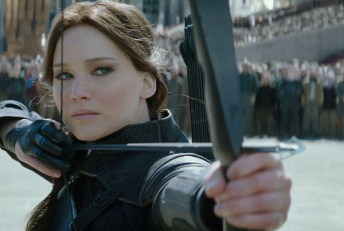 Katniss Everdeen (Jennifer Lawrence) em cena de 'Jogos Vorazes'