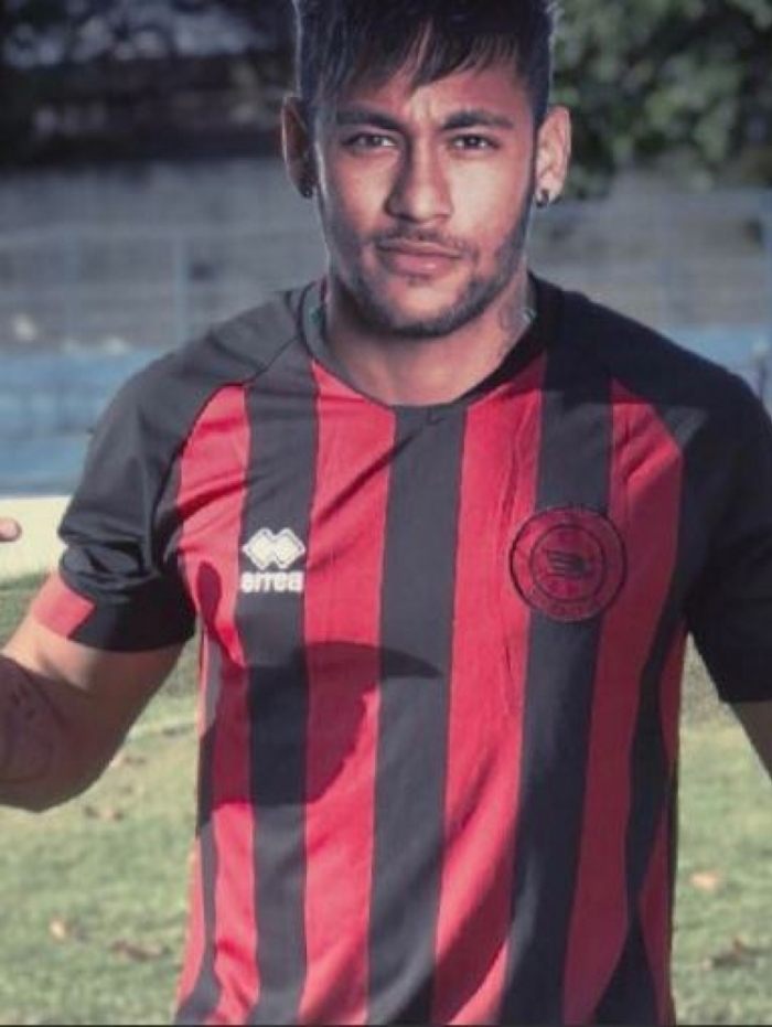 Neymar no Íbis: clube pernambucano fez fotomontagem, na zoeira 