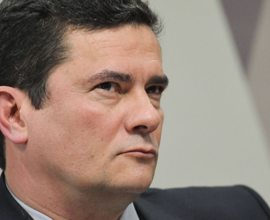 O ministro da Justiça e Segurança Pública, Sergio Moro, participa de audiência pública na Comissão de Constituição e Justiça do Senado.