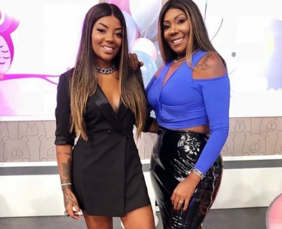 Ludmilla e a m&atilde;e, Silvana Oliveira