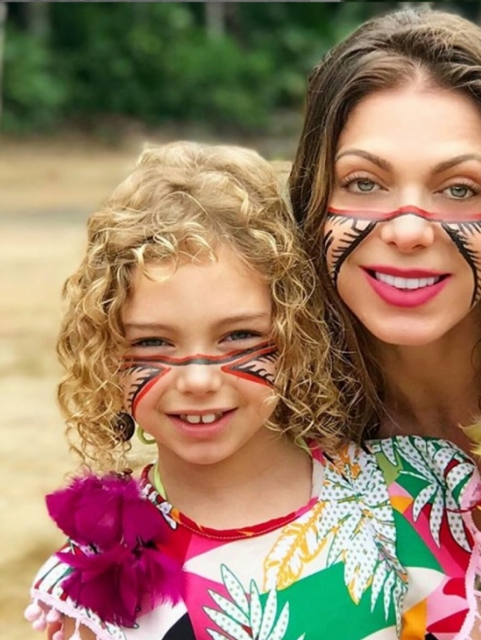 Sheila Mello e a filha Brenda