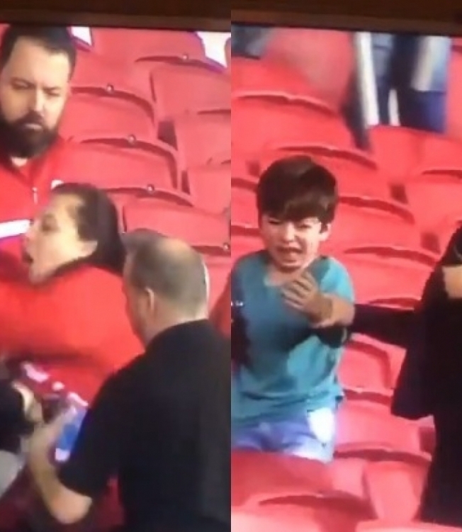 Torcedores do Internacional hostilizam mãe e filho gremistas