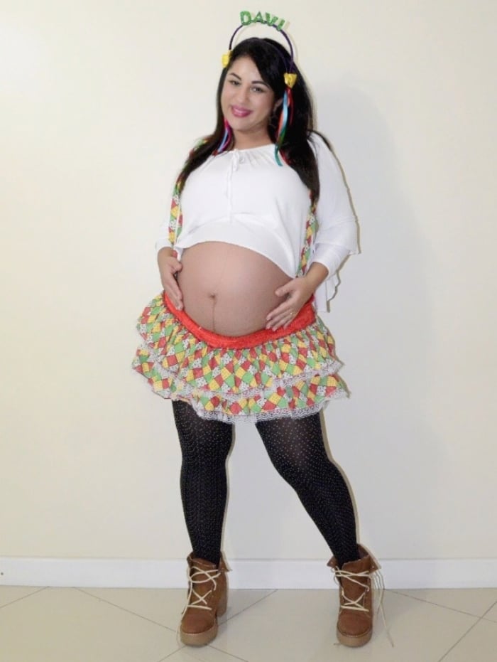 Desireé Oliveira fez o 'Charraiá do Davi' para celebrar a chegada de seu segundo filho com o empresário André Marques