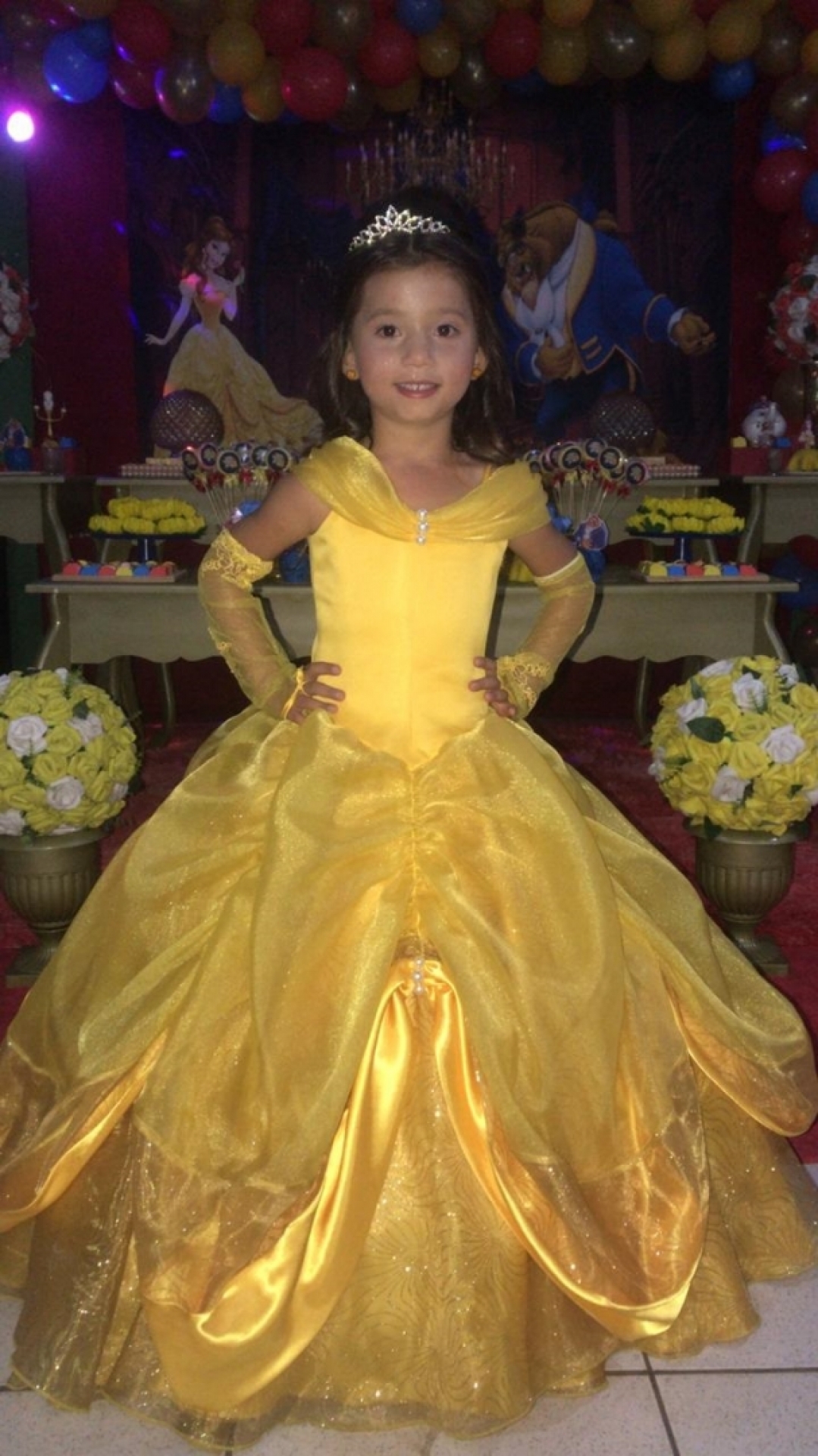 A pequena princesa Emanuelle, que emocionou o Brasil