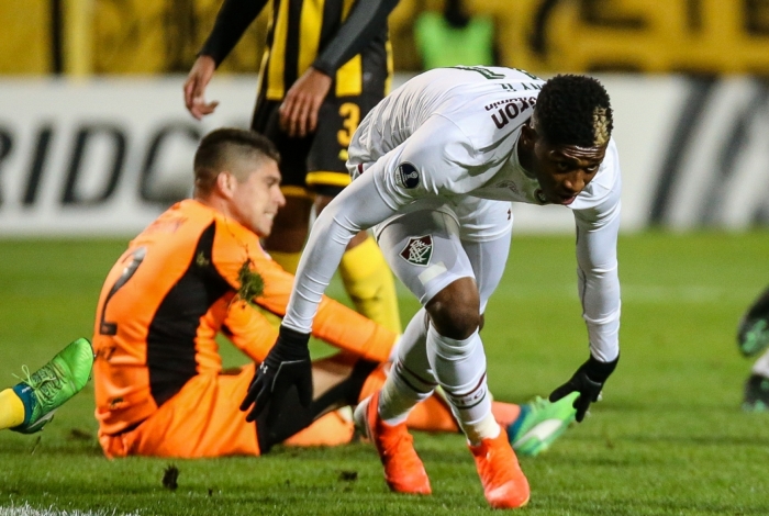 Yony González do Fluminense x Peñarol