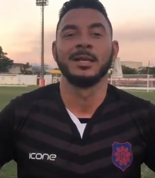 Emerson comemorou: 'Sabia que ia pegar uma, mas peguei três' - Reprodução de vídeo / ferj