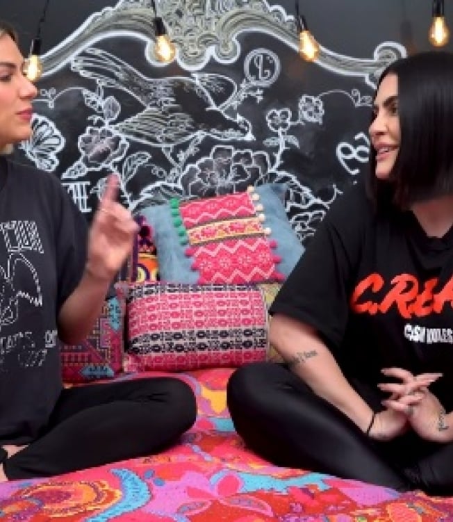 Cleo Pires foi convidada pra participar do canal de Giovanna Ewbank