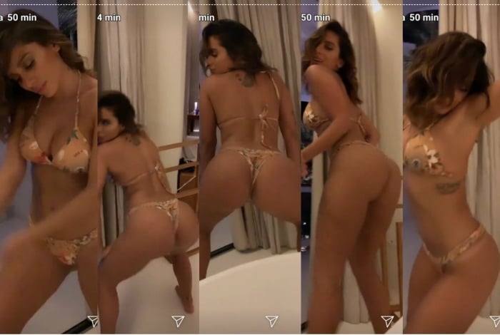 Anitta faz dança sensual nos 'stories' do Instagram